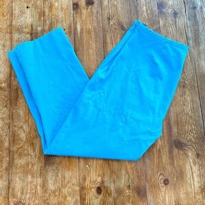 J. McLaughlin Cotton Stretch‎ Blue Ankle Pants Side Zip Closure Women’s 8 GUC
